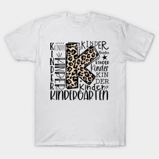 Kindergarten Leopard ,Teacher,Cool Kids T-Shirt